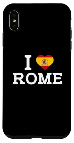I Love Rome Funny Spain Flag Prank Joke Gag Humor Novelty Hülle für iPhone XS Max von Gagster