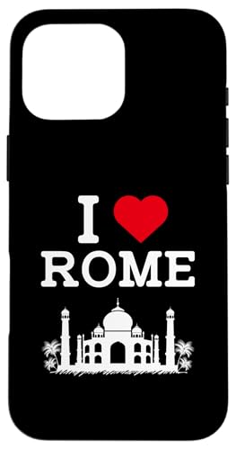 I Love Rome Indian Landmark Funny Gag Prank Joke Novelty Hülle für iPhone 16 Pro Max von Gagster