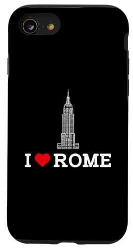 I Love Rome Prank Gag Empire State Funny Prankster Humor Hülle für iPhone SE (2020) / 7 / 8 von Gagster