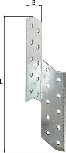 100 Stk. Gah Sparrenpf.Ank.ETA-08/0170 L/R 170x32x2mm 334277 von Gah