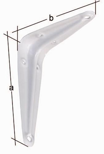 20 Stk. Gah Konsole L.350mm H.300mm STA weiß lack.Trgf.200kg 348731 von Gah