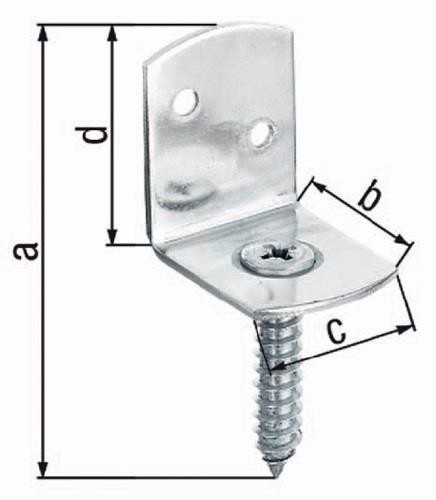 50 Stk. Gah Flechtzaunhalter 83x32x30x38mm VA ma L-Form 213336 50 Stk. Gah Flechtzaunhalter 83x32x30x38mm VA ma L-Form 213336 von Gah