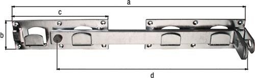 Gah Doppeltorüberwurf L/R verwendbar 430x70x180x333mm Loch-Ø5mm 12 210137 Gah Doppeltorüberwurf L/R verwendbar 430x70x180x333mm Loch-Ø5mm 12 210137 von Gah