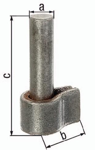 Gah Kloben z.Anschweißen 20x50mm STA roh 411022 Gah Kloben z.Anschweißen 20x50mm STA roh 411022 von Gah
