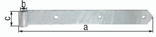 Gah Ladenband B.60mm L.1400x60mm S.8mm STA TZN D.20mm rd 312480 Gah Ladenband B.60mm L.1400x60mm S.8mm STA TZN D.20mm rd 312480 von Gah