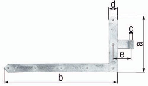 Gah Torwinkelband 600x1000x60x120mm STA TZN li.ob 8mm 312947 Gah Torwinkelband 600x1000x60x120mm STA TZN li.ob 8mm 312947 von Gah