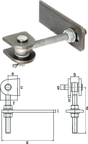 Gah Verstellbares Torband 190x33x80x150x34x65x22x10mm STA roh Btl. 411152 Gah Verstellbares Torband 190x33x80x150x34x65x22x10mm STA roh Btl. 411152 von Gah