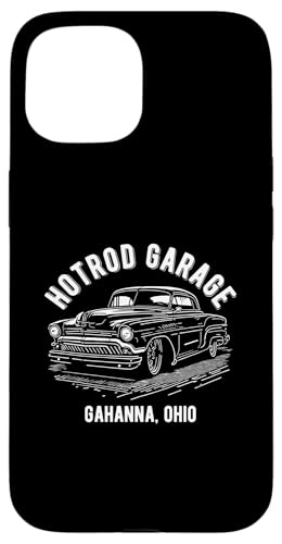 Gahanna Ohio Hotrod Garage Oldtimer Design Hülle für iPhone 15 Gahanna Ohio Hotrod Garage Oldtimer Design Hülle für iPhone 15 von Gahanna Ohio Classic Hotrod Car Designs