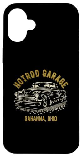 Gahanna Ohio Hotrod Garage Oldtimer Used-Look Hülle für iPhone 16 Plus Gahanna Ohio Hotrod Garage Oldtimer Used-Look Hülle für iPhone 16 Plus von Gahanna Ohio Classic Hotrod Car Designs