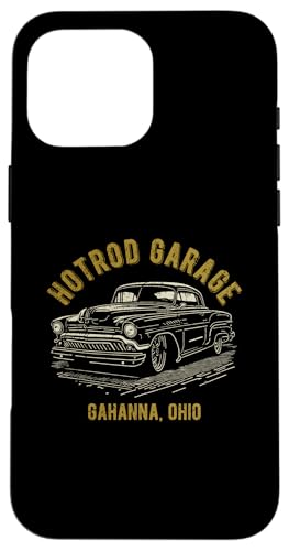 Gahanna Ohio Hotrod Garage Oldtimer Used-Look Hülle für iPhone 16 Pro Max Gahanna Ohio Hotrod Garage Oldtimer Used-Look Hülle für iPhone 16 Pro Max von Gahanna Ohio Classic Hotrod Car Designs