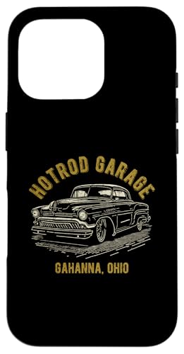 Gahanna Ohio Hotrod Garage Oldtimer Used-Look Hülle für iPhone 16 Pro Gahanna Ohio Hotrod Garage Oldtimer Used-Look Hülle für iPhone 16 Pro von Gahanna Ohio Classic Hotrod Car Designs