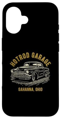 Gahanna Ohio Hotrod Garage Oldtimer Used-Look Hülle für iPhone 16 Gahanna Ohio Hotrod Garage Oldtimer Used-Look Hülle für iPhone 16 von Gahanna Ohio Classic Hotrod Car Designs