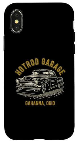 Gahanna Ohio Hotrod Garage Oldtimer Used-Look Hülle für iPhone X/XS Gahanna Ohio Hotrod Garage Oldtimer Used-Look Hülle für iPhone X/XS von Gahanna Ohio Classic Hotrod Car Designs