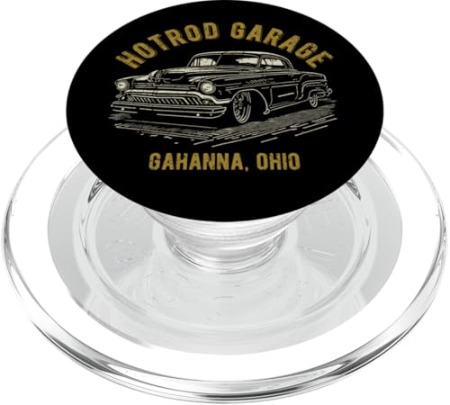 Gahanna Ohio Hotrod Garage Oldtimer Used-Look PopSockets PopGrip für MagSafe Gahanna Ohio Hotrod Garage Oldtimer Used-Look PopSockets PopGrip für MagSafe von Gahanna Ohio Classic Hotrod Car Designs
