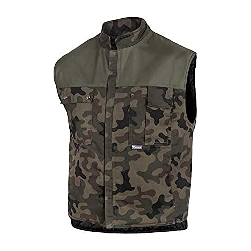 Gahibre 1076155/XL Gepolsterte Weste Camouflage mehrere Taschen Gahibre 1076155/XL Gepolsterte Weste Camouflage mehrere Taschen von Gahibre