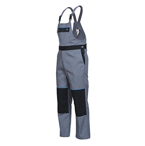 Gahibre 4174 Arbeitslatzhose mit Gummizug, Grau von Gahibre