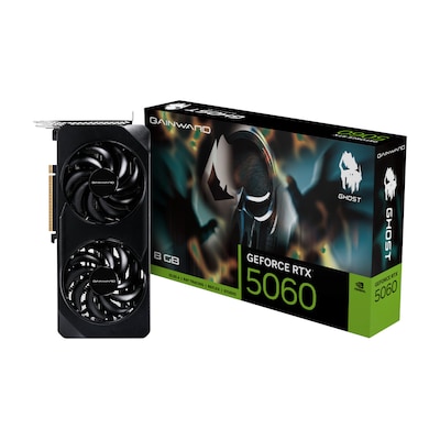 GAINWARD GeForce RTX 5060 Ghost 8GB GDDR7 Grafikkarte HDMI/3xDP GAINWARD GeForce RTX 5060 Ghost 8GB GDDR7 Grafikkarte HDMI/3xDP von Gainward