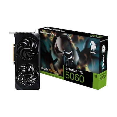 GAINWARD GeForce RTX 5060 Ghost OC 8GB GDDR7 Grafikkarte HDMI/3xDP GAINWARD GeForce RTX 5060 Ghost OC 8GB GDDR7 Grafikkarte HDMI/3xDP von Gainward