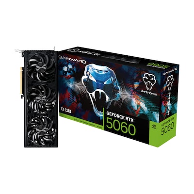 GAINWARD GeForce RTX 5060 Python III 8GB GDDR7 Grafikkarte HDMI/3xDP GAINWARD GeForce RTX 5060 Python III 8GB GDDR7 Grafikkarte HDMI/3xDP von Gainward