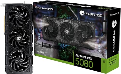 GAINWARD GeForce RTX5080 Phantom 16GB GDDR7 256bit 3-DP HDMI Grafikkarte NE75080019T2-GB2030P VD8970 GAINWARD GeForce RTX5080 Phantom 16GB GDDR7 256bit 3-DP HDMI Grafikkarte NE75080019T2-GB2030P VD8970 von Gainward