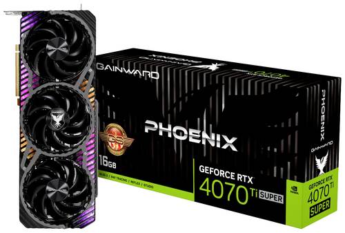 Gainward Grafikkarte Nvidia GeForce RTX 4070 Ti Super Phoenix GS 16GB GDDR6X-RAM PCIe x16 DisplayPor von Gainward