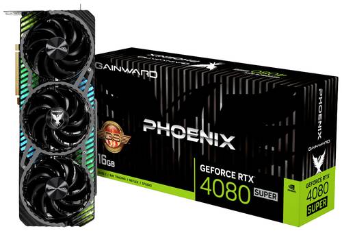 Gainward Grafikkarte Nvidia GeForce RTX 4080 Super Phoenix GS 16GB GDDR6X-RAM PCIe x16 HDMI®, Displ von Gainward