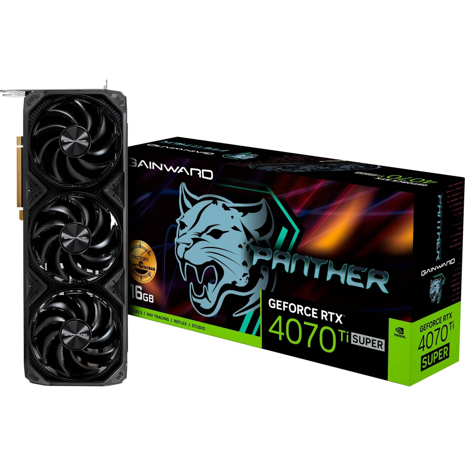 GeForce RTX 4070 Ti SUPER Panther OC, Grafikkarte von Gainward