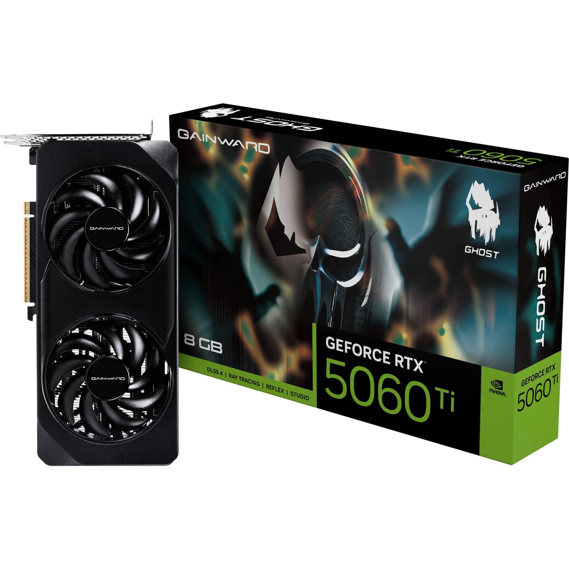 GeForce RTX 5060 Ti Ghost 8GB, Grafikkarte GeForce RTX 5060 Ti Ghost 8GB, Grafikkarte von Gainward