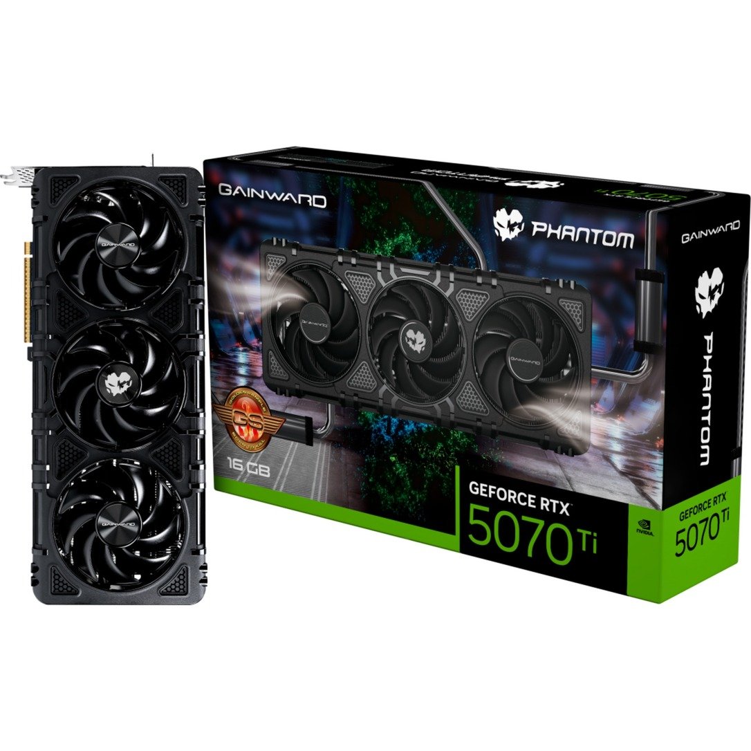 GeForce RTX 5070 Ti Phantom GS, Grafikkarte GeForce RTX 5070 Ti Phantom GS, Grafikkarte von Gainward