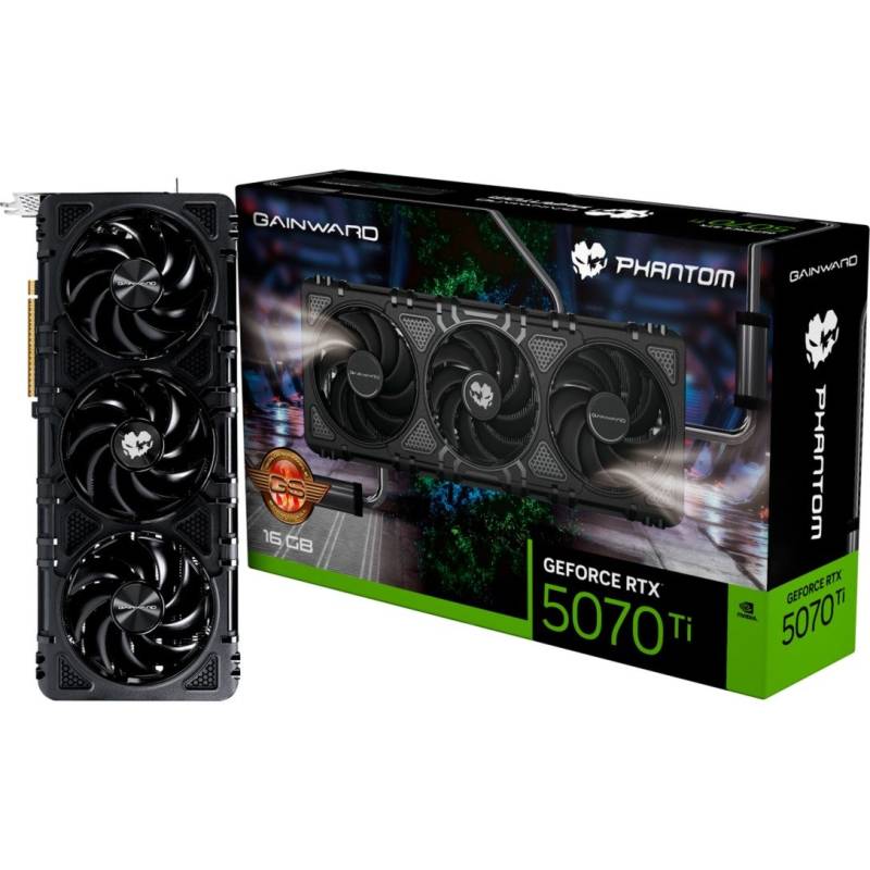 GeForce RTX 5070 Ti Phantom GS, Grafikkarte von Gainward