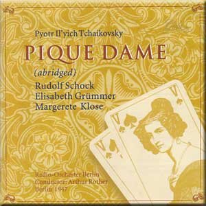 Tchaikovsky - Pique Dame - Arthur Rother (2 CD Set) von Gala