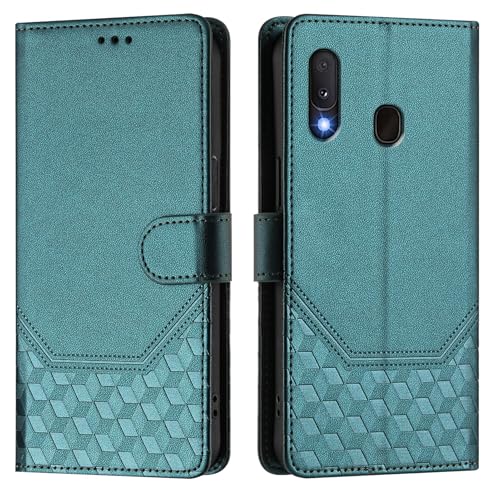 Galafu Hülle für Samsung Galaxy A20e Hülle, PU Leder Handyhülle mit RFID Schutz, Tasche Magnet Schutzhülle mit Standfunktion für Samsung A20e, Grün Galafu Hülle für Samsung Galaxy A20e Hülle, PU Leder Handyhülle mit RFID Schutz, Tasche Magnet Schutzhülle mit Standfunktion für Samsung A20e, Grün von Galafu