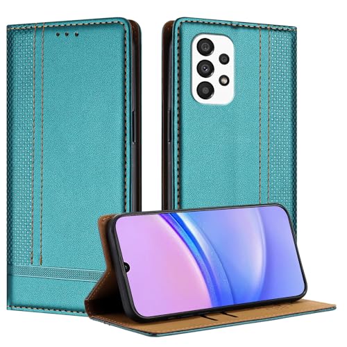 Galafu Hülle für Samsung Galaxy A33 5G Hülle, Stoßfeste PU Leder Flip Schutzhülle mit Standfunktion, Klappbar Wallet Handyhülle für Samsung A33 5G, Grün Galafu Hülle für Samsung Galaxy A33 5G Hülle, Stoßfeste PU Leder Flip Schutzhülle mit Standfunktion, Klappbar Wallet Handyhülle für Samsung A33 5G, Grün von Galafu