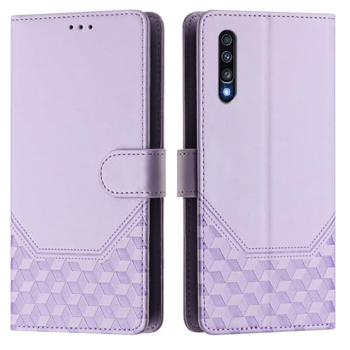 Galafu Hülle für Samsung Galaxy A70 Hülle, PU Leder Handyhülle mit RFID Schutz, Tasche Magnet Schutzhülle mit Standfunktion für Samsung A70, Hellviolett Galafu Hülle für Samsung Galaxy A70 Hülle, PU Leder Handyhülle mit RFID Schutz, Tasche Magnet Schutzhülle mit Standfunktion für Samsung A70, Hellviolett von Galafu