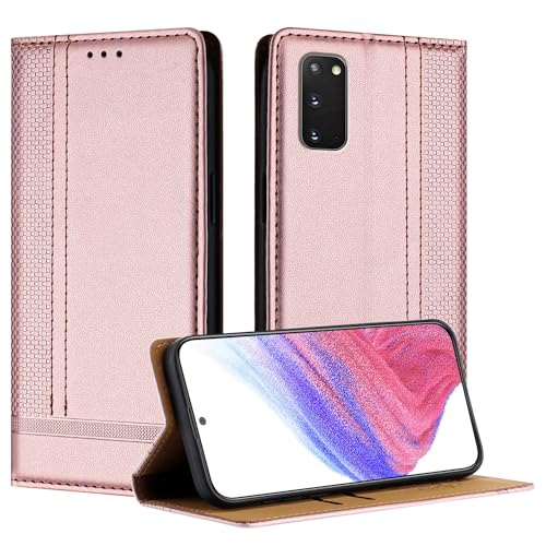 Galafu Hülle für Samsung Galaxy S20 FE Hülle, Stoßfeste PU Leder Flip Schutzhülle mit Standfunktion, Klappbar Wallet Handyhülle für Samsung S20 FE, Roségold Galafu Hülle für Samsung Galaxy S20 FE Hülle, Stoßfeste PU Leder Flip Schutzhülle mit Standfunktion, Klappbar Wallet Handyhülle für Samsung S20 FE, Roségold von Galafu