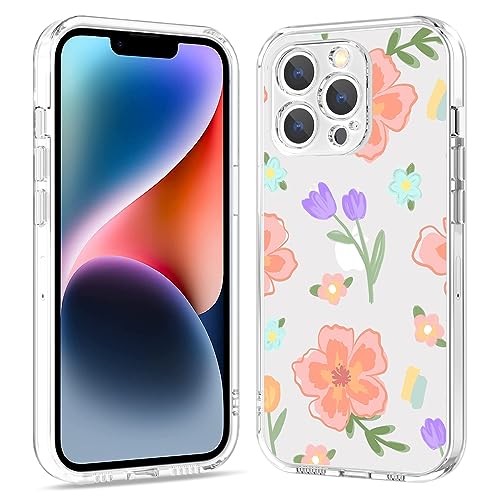 Galafu Hülle für iPhone 12 Pro Max, Durchsichtig TPU Silikon Kratzfeste Handyhülle für Mädchen, Dünn Transparente Stoßfest Anti-Kratz Schutzhülle mit Motiv für iPhone 12 Pro Max (6.7 inch), Muster 31 von Galafu