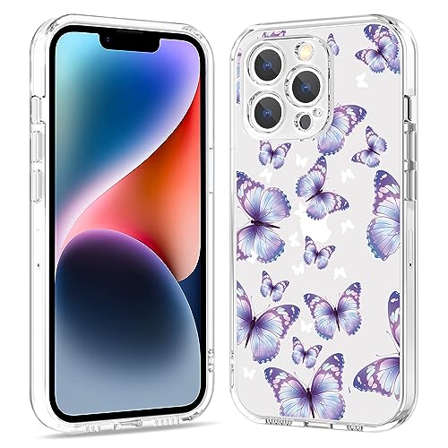 Galafu Hülle für iPhone 13 Pro Max, Dünn Transparente Stoßfest TPU Silikon Hanyhülle für Mädchen, Anti-Kratz Kratzfeste Durchsichtig Schutzhülle mit Motiv für iPhone 13 Pro Max (6.7 inch), Muster 27 von Galafu