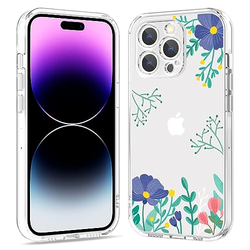 Galafu Hülle für iPhone 14 Pro Max, Dünn Transparente Stoßfest TPU Silikon Hanyhülle für Mädchen, Anti-Kratz Kratzfeste Durchsichtig Schutzhülle mit Motiv für iPhone 14 Pro Max (6.7 inch), Muster 29 von Galafu