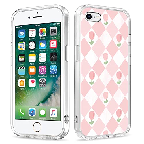 Galafu Hülle für iPhone 6 Plus/iPhone 6S Plus, Transparente TPU Silikon Anti Gelb Handyhülle für Mädchen, Ultra Durchsichtig Dünn Schutzhülle für iPhone 6 Plus/iPhone 6S Plus, Rosa Tulpe -2 Galafu Hülle für iPhone 6 Plus/iPhone 6S Plus, Transparente TPU Silikon Anti Gelb Handyhülle für Mädchen, Ultra Durchsichtig Dünn Schutzhülle für iPhone 6 Plus/iPhone 6S Plus, Rosa Tulpe -2 von Galafu