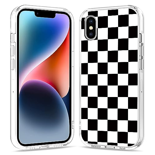 Galafu Hülle für iPhone XS Max, Anti-Kratzt Transparente TPU Silikon Schutzhülle mit Motiv für Frauen, Ultra Durchsichtig Stoßfest Kratzfeste Handyhülle für iPhone XS Max (6.5 inch), Muster 36 von Galafu