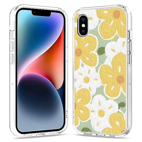 Galafu Hülle für iPhone XS Max, Ultra Durchsichtig TPU Silikon Kratzfeste Handyhülle für Mädchen, Dünn Transparente Stoßfest Anti-Kratz Schutzhülle mit Motiv für iPhone XS Max (6.5 inch), Muster 32 von Galafu
