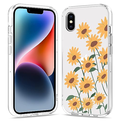 Galafu Hülle für iPhone XS Max, Ultra Durchsichtig TPU Silikon Kratzfeste Handyhülle für Mädchen, Dünn Transparente Stoßfest Anti-Kratz Schutzhülle mit Motiv für iPhone XS Max (6.5 inch), Muster 33 von Galafu