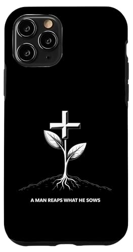 Ein Mann erntet das, was er sät Karma Life Lektion Hülle für iPhone 11 Pro Ein Mann erntet das, was er sät Karma Life Lektion Hülle für iPhone 11 Pro von Galatians 6:7-8