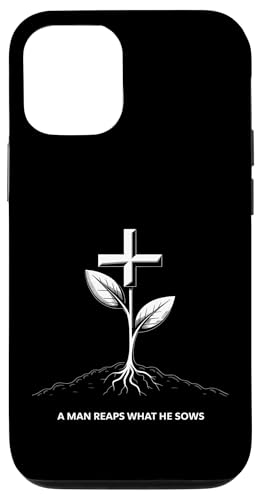 Ein Mann erntet das, was er sät Karma Life Lektion Hülle für iPhone 12/12 Pro Ein Mann erntet das, was er sät Karma Life Lektion Hülle für iPhone 12/12 Pro von Galatians 6:7-8