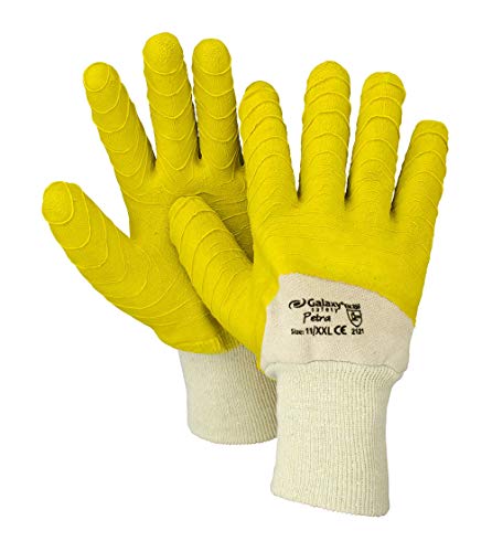 Galaxy Safety 244 11 Handschuhe Latex fleischfarbenen 11/XXL von Galaxy Safety