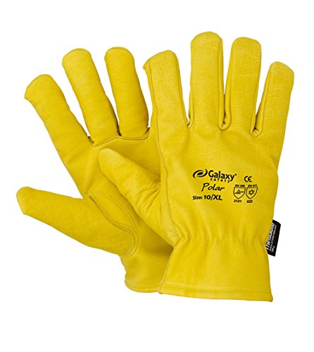 Galaxy Safety 257 11 der-Handschuhe Leder gelb 11/XXL von Galaxy Safety