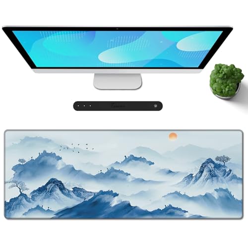 Galdas Gaming-Mauspad, XXL, XL, groß, lang, verlängert, großes Mauspad, rutschfeste Gummi-Tastatur, Mauspad mit genähten Kanten, für Laptop, Heimbüro, 80 x 30 x 0,2 cm, Querformat Galdas Gaming-Mauspad, XXL, XL, groß, lang, verlängert, großes Mauspad, rutschfeste Gummi-Tastatur, Mauspad mit genähten Kanten, für Laptop, Heimbüro, 80 x 30 x 0,2 cm, Querformat von Galdas