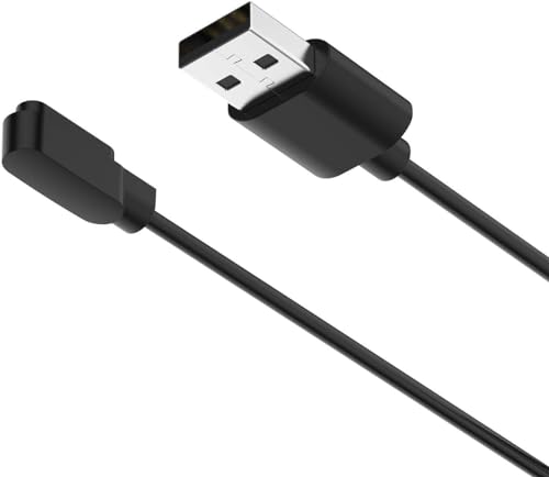 Galepromot Schwarz kompatibel mit Da Fit Smartwatch-Ladegerät, Ersatz-USB-Ladekabel für Smartwatch für Da Fit App, Smartwatch-Kabel und Ladegeräte, tragbares Dock-Kabel von Galepromot