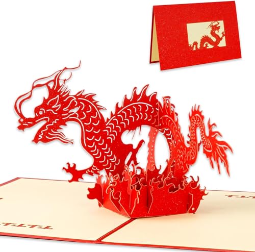 Happy Chinese New Year Card 3D Pop Up Card 2024 Year of The Dragon Cards Wish You Lucky Prosperous Chinese New Year Dragon Year Greeting Card with Envelope Chinese Lunar, Greeting Cards, Card Stock Happy Chinese New Year Card 3D Pop Up Card 2024 Year of The Dragon Cards Wish You Lucky Prosperous Chinese New Year Dragon Year Greeting Card with Envelope Chinese Lunar, Greeting Cards, Card Stock von Galepromot