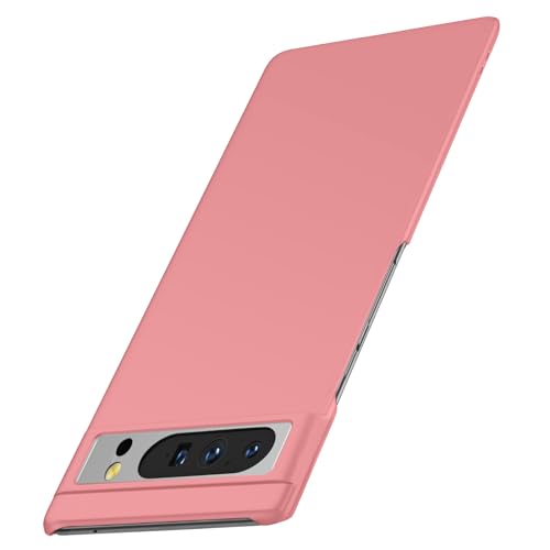 Galful Handyhülle Google Pixel 8 Pro Slim Case,Ultraleicht Ultradünn Hülle für Pixel 8 Pro Hardcase PC Matt Hülle Kratzfest rutschfest Schutzhülle Mattierte Textur Bumper Case Cover-Roségold von Galful